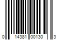 Barcode Image for UPC code 014381001303