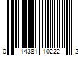 Barcode Image for UPC code 014381102222