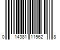 Barcode Image for UPC code 014381115628