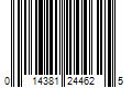 Barcode Image for UPC code 014381244625