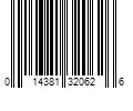 Barcode Image for UPC code 014381320626