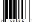 Barcode Image for UPC code 014381361827