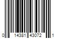 Barcode Image for UPC code 014381430721