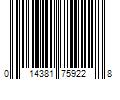 Barcode Image for UPC code 014381759228