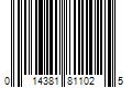 Barcode Image for UPC code 014381811025