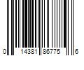 Barcode Image for UPC code 014381867756