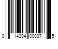 Barcode Image for UPC code 014384000075