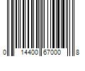 Barcode Image for UPC code 014400670008