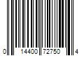 Barcode Image for UPC code 014400727504