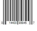 Barcode Image for UPC code 014400898457