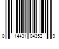 Barcode Image for UPC code 014431043529