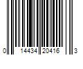 Barcode Image for UPC code 014434204163