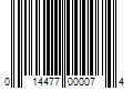 Barcode Image for UPC code 014477000074