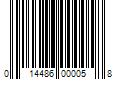 Barcode Image for UPC code 014486000058