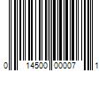 Barcode Image for UPC code 014500000071