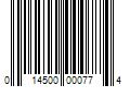 Barcode Image for UPC code 014500000774