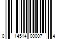 Barcode Image for UPC code 014514000074