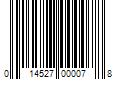 Barcode Image for UPC code 014527000078