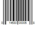 Barcode Image for UPC code 014530000058