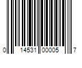 Barcode Image for UPC code 014531000057