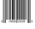 Barcode Image for UPC code 014535000060