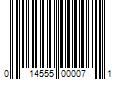 Barcode Image for UPC code 014555000071