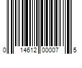 Barcode Image for UPC code 014612000075