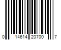 Barcode Image for UPC code 014614207007