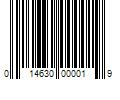 Barcode Image for UPC code 014630000019