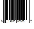 Barcode Image for UPC code 014630000057