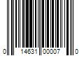 Barcode Image for UPC code 014631000070