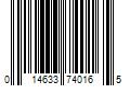 Barcode Image for UPC code 014633740165