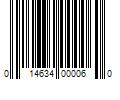 Barcode Image for UPC code 014634000060