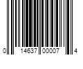 Barcode Image for UPC code 014637000074