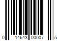 Barcode Image for UPC code 014643000075