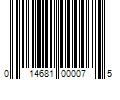 Barcode Image for UPC code 014681000075