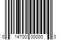 Barcode Image for UPC code 014700000000