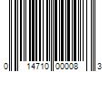 Barcode Image for UPC code 014710000083