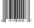 Barcode Image for UPC code 014716000087