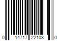 Barcode Image for UPC code 014717221030