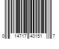 Barcode Image for UPC code 014717401517