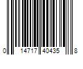 Barcode Image for UPC code 014717404358