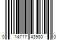 Barcode Image for UPC code 014717439800. Product Name: Camco 43980 - Standard Screen Door Grille