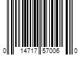 Barcode Image for UPC code 014717570060