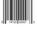 Barcode Image for UPC code 014720000073