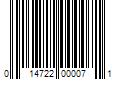 Barcode Image for UPC code 014722000071