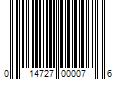 Barcode Image for UPC code 014727000076