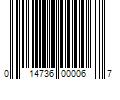 Barcode Image for UPC code 014736000067