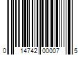 Barcode Image for UPC code 014742000075