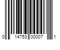 Barcode Image for UPC code 014753000071